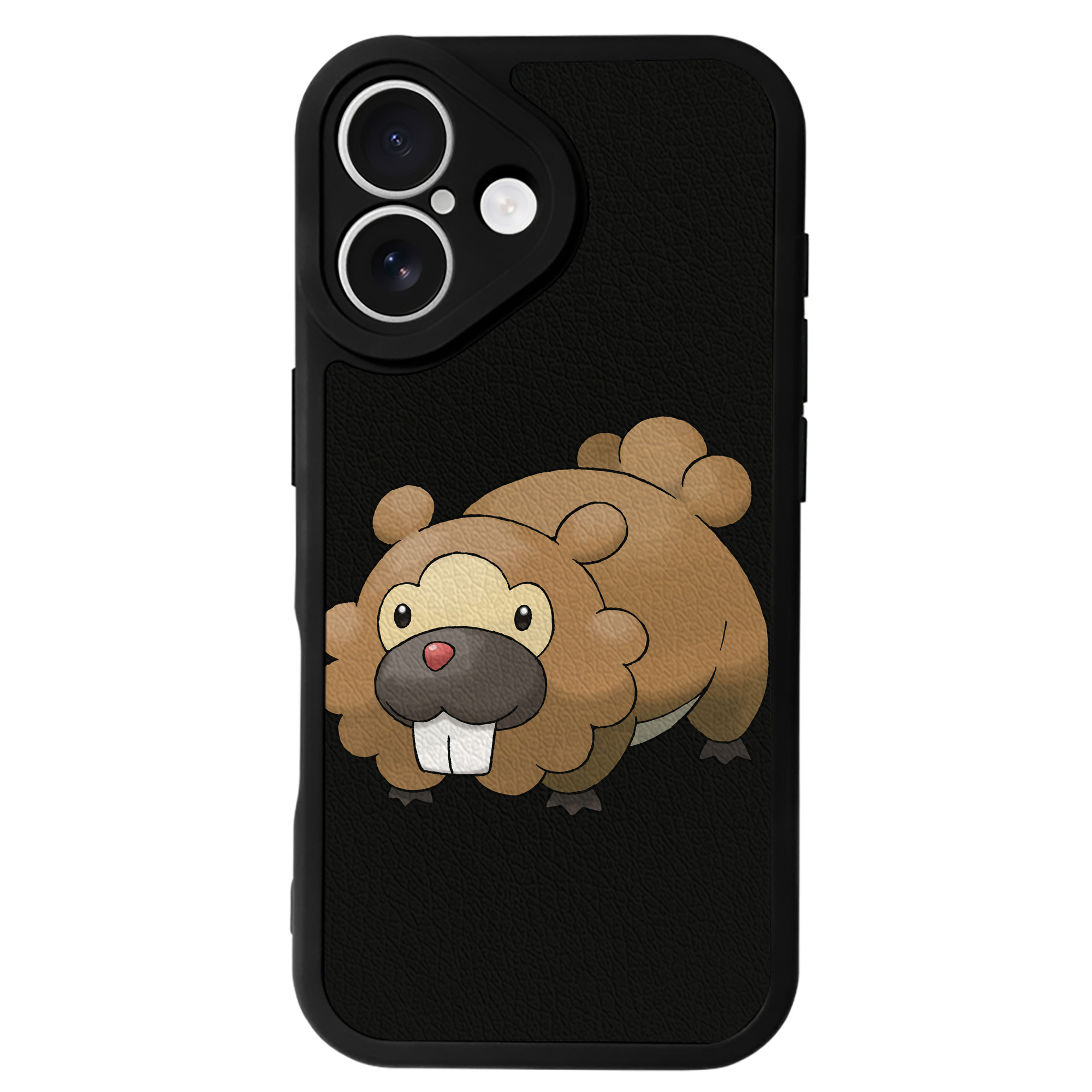 （画像用） ポケットモンスター Pokémon 【iPhone 16シリーズ対応】シリコンスマホケース（レザー調） 材質：シリコン